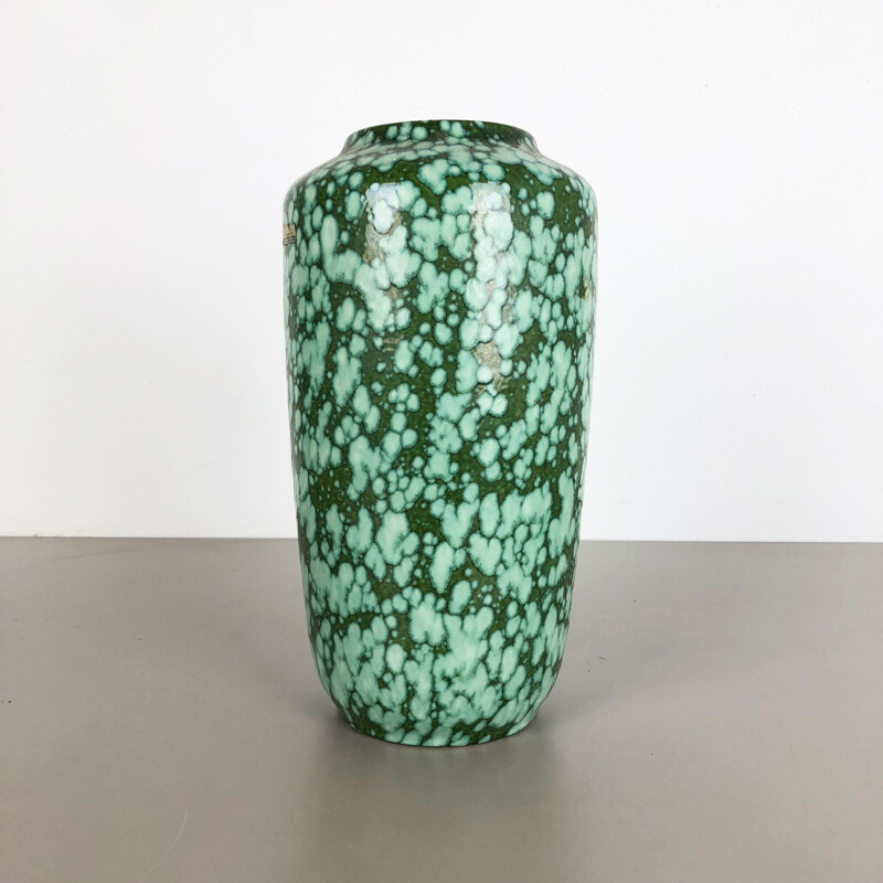 Vase vintage extra large en lave grasse 517-38 de Scheurich, Allemagne, 1970
