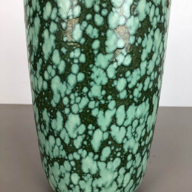 Vase vintage extra large en lave grasse 517-38 de Scheurich, Allemagne, 1970