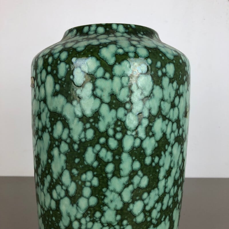 Vase vintage extra large en lave grasse 517-38 de Scheurich, Allemagne, 1970