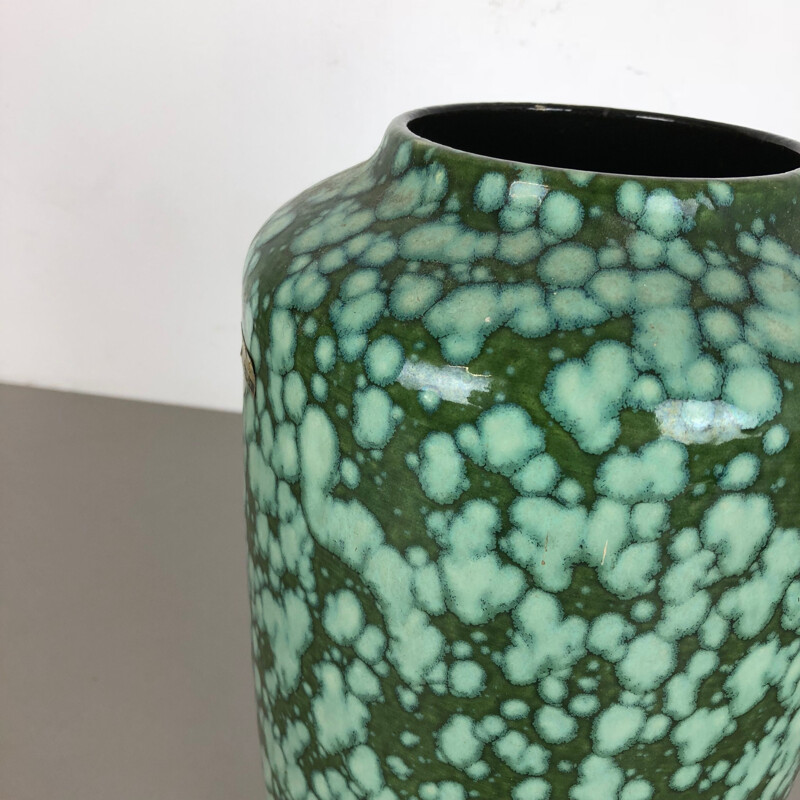 Extra Large Floorvase Fat Lava 517-38 Vase by Scheurich, Germany, 1970s