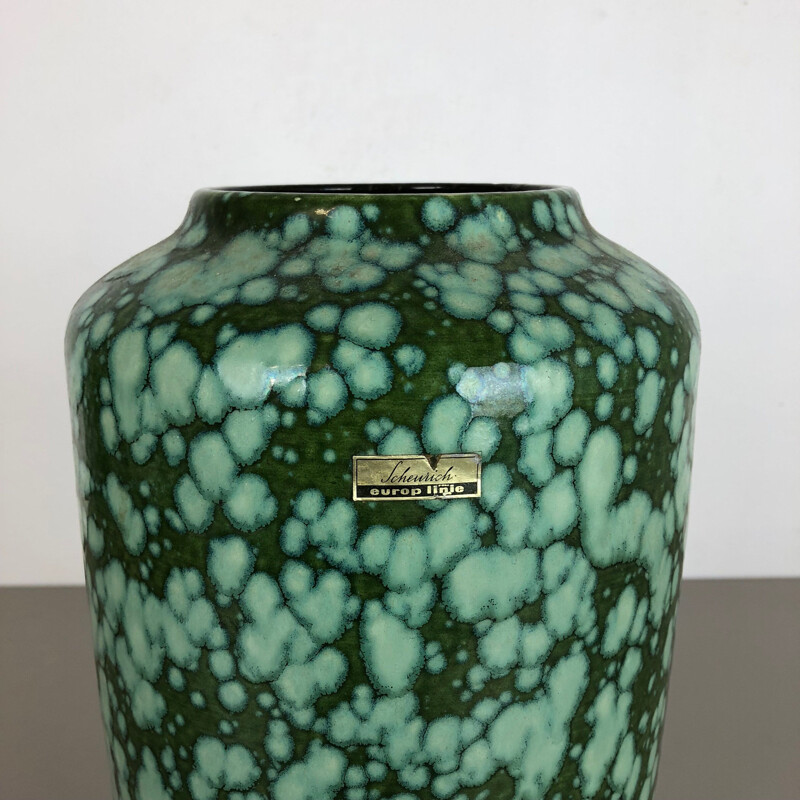 Extra Large Floorvase Fat Lava 517-38 Vase by Scheurich, Germany, 1970s