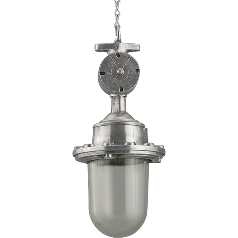 Soviet industrial pendant light - 1950s