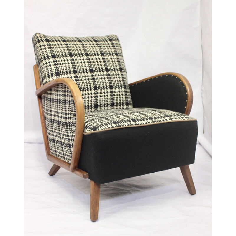 Fully restored 1930's art deco armchair