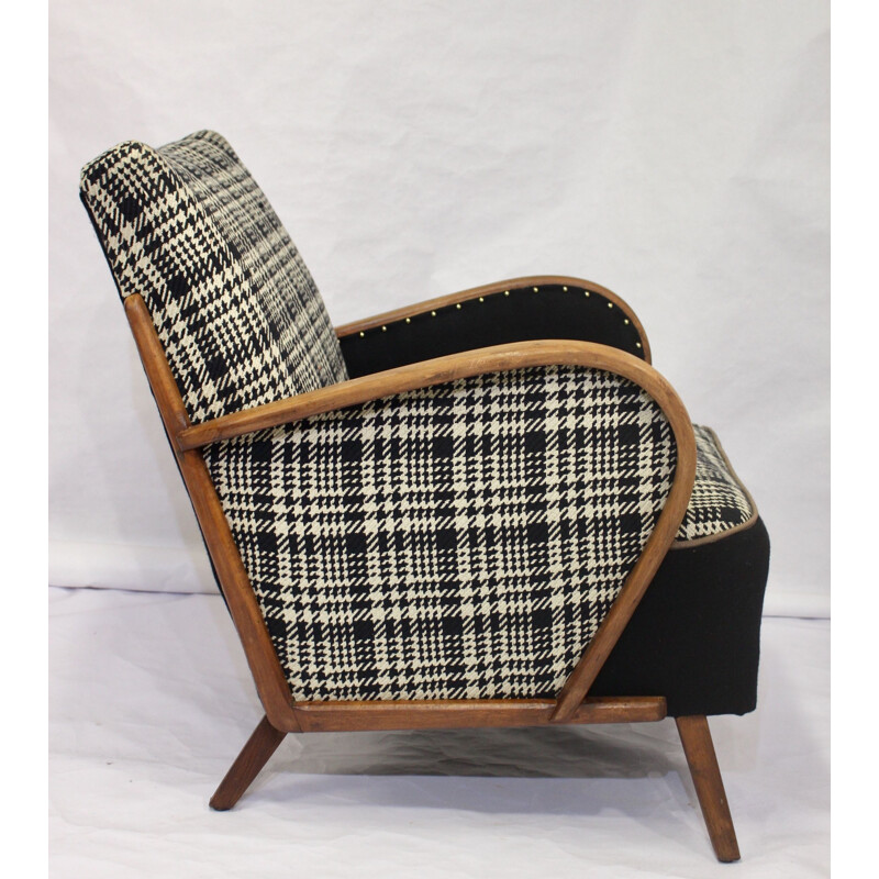 Fully restored 1930's art deco armchair