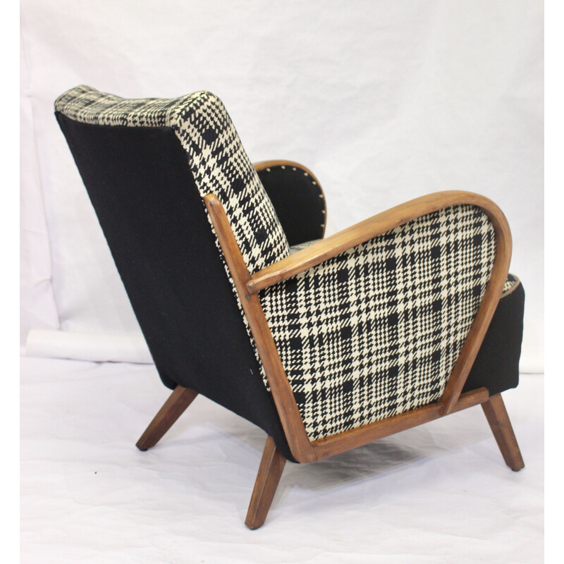 Fully restored 1930's art deco armchair