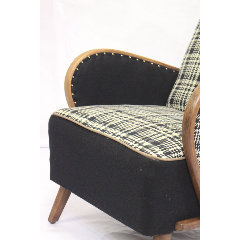 Fully restored 1930's art deco armchair