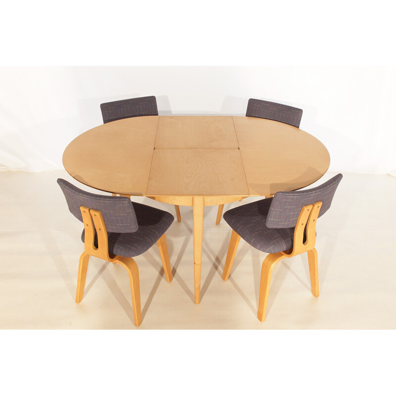 Pastoe SB02 dining set, Cees BRAAKMAN - 1950s