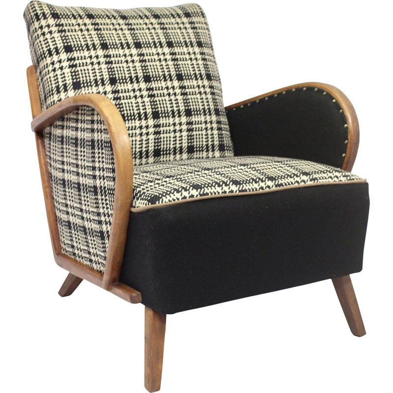 Fully restored 1930's art deco armchair