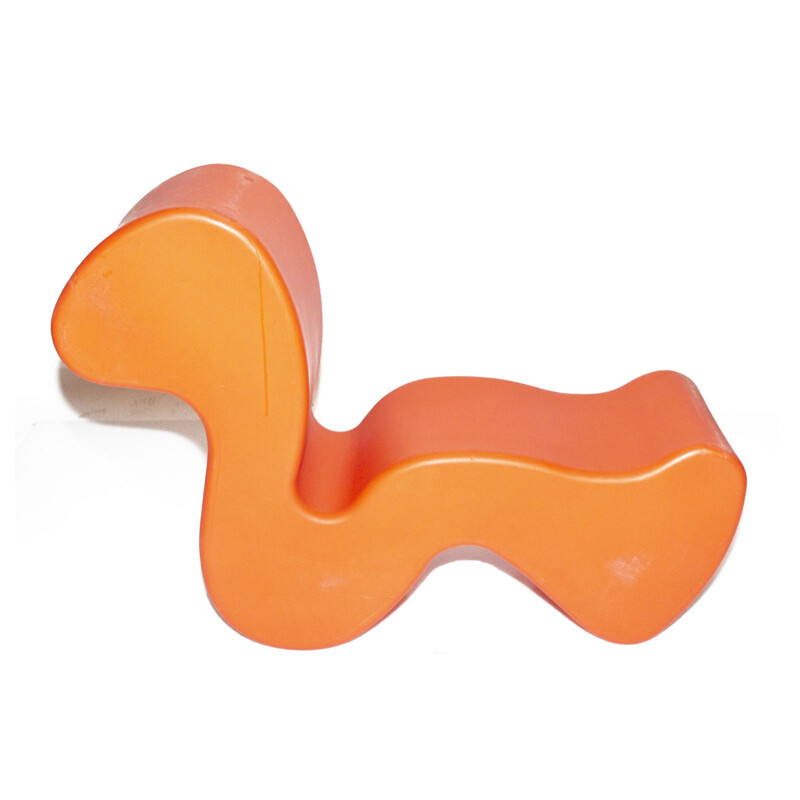 Orange Phantom Chair by Verner Panton for Innovation Randers