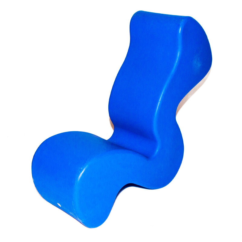 Blue Phantom Chair by Verner Panton for Innovation Randers