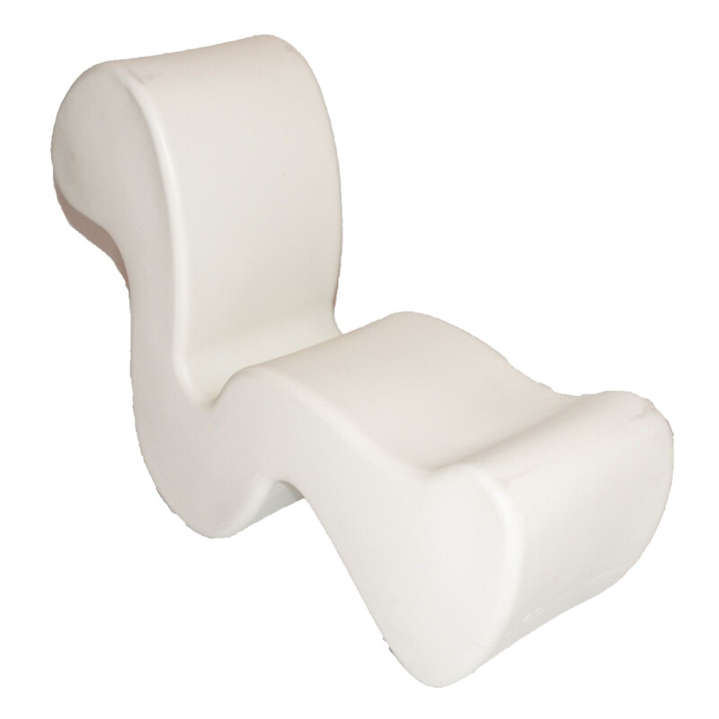 Chaise vintage blanc Phantom de Verner Panton pour l'innovation Randers