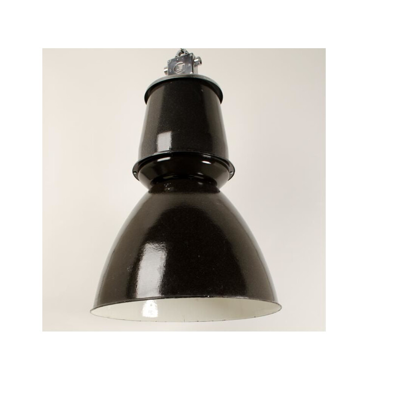 Vintage industriële zolderlamp, Tsjechië 1960