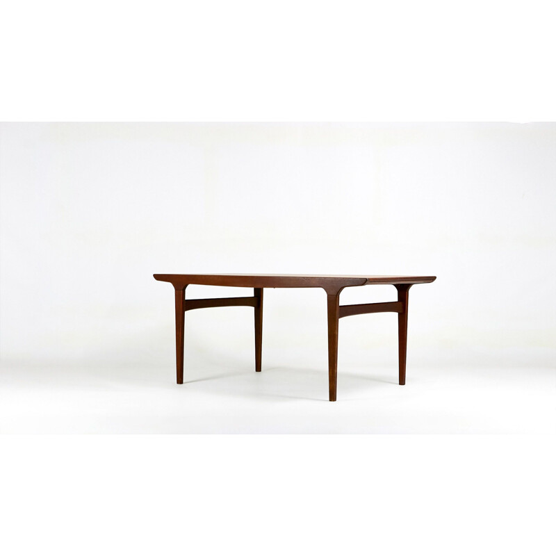 Table vintage de Salle à Manger en Teck, Johannes Andersen Pour Uldum Mobelfabrik c 1960