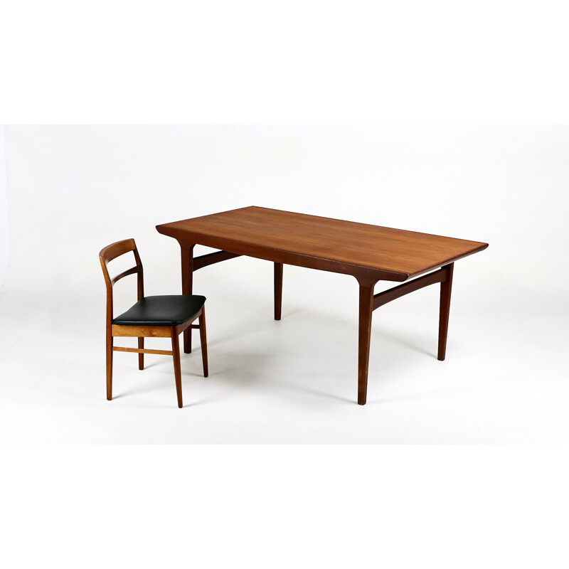 Vintage Teak Dining Room Table, Johannes Andersen For Uldum Mobelfabrik C 1960