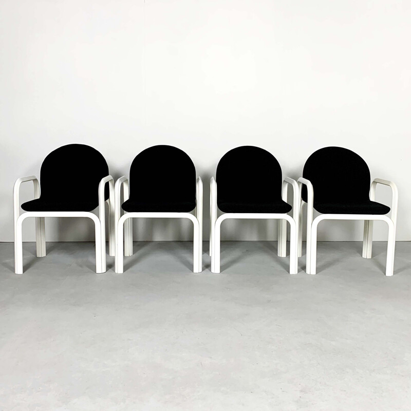 Set of 4 Orsay Armchairs by Gae Aulenti for Knoll, 1970s