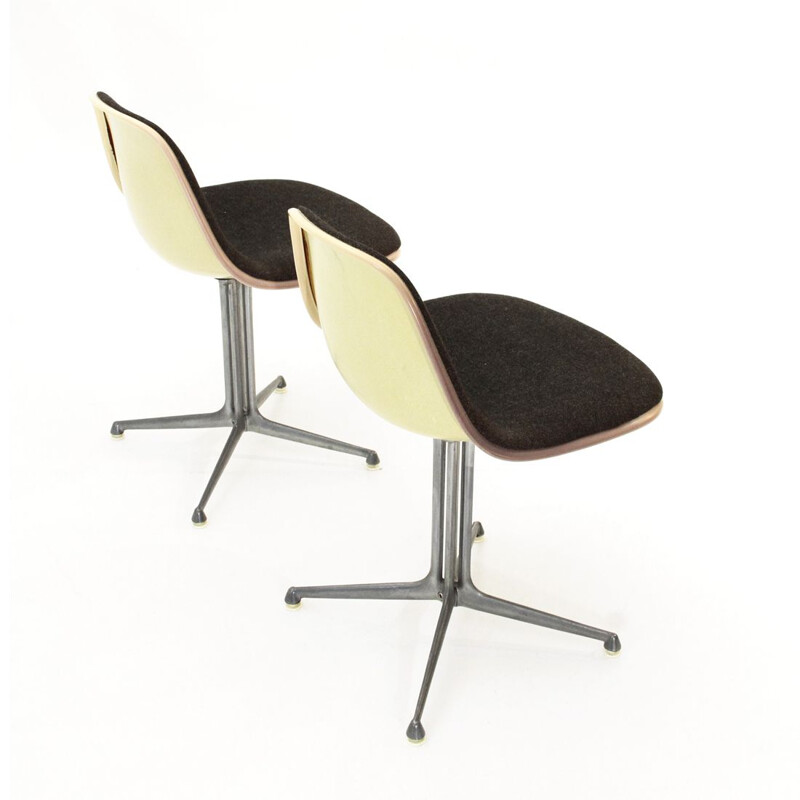 Paire de chaises vintage 'La Fonda' de Charles et Ray Eames pour Herman Miller, 1960