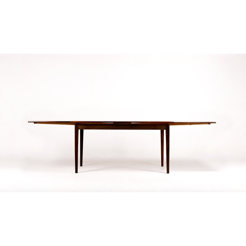 Rosewood Dining Room Table, Ivan Gern Møbelfabrik. Denmark, 1960