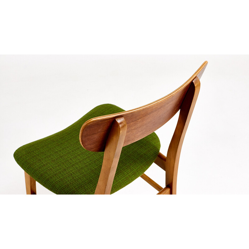 Suite Of 6 Vintage Danish Chairs, Farstrup Mobelfabrik C 1960
