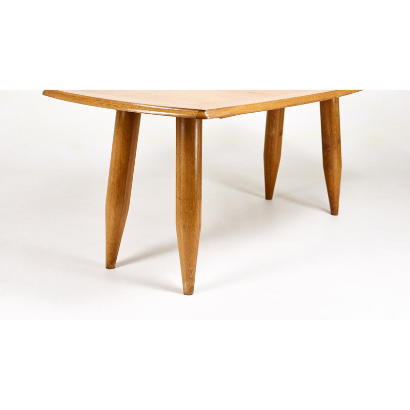 Vintage dining table Guillerme and Chambron, C 1960