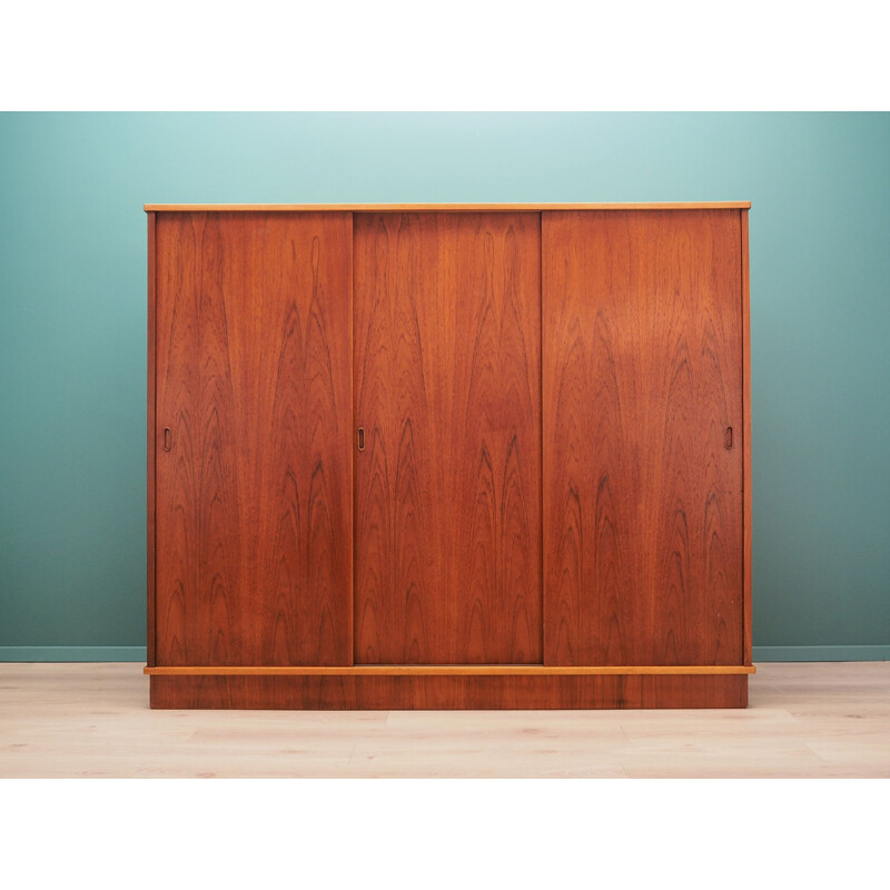 Scandinavian design teak vintage wardrobe 1970's