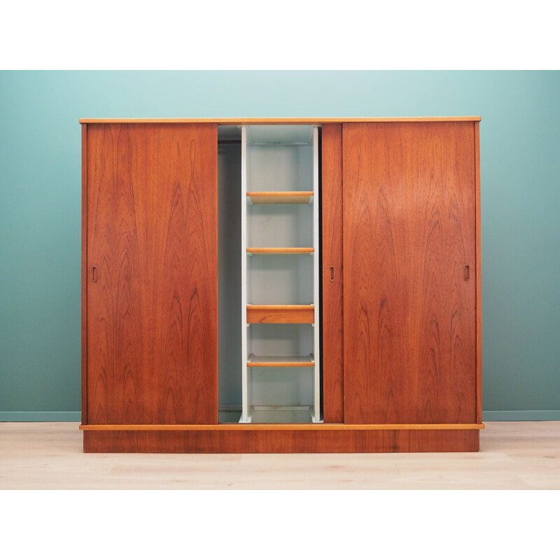 Scandinavian design teak vintage wardrobe 1970's