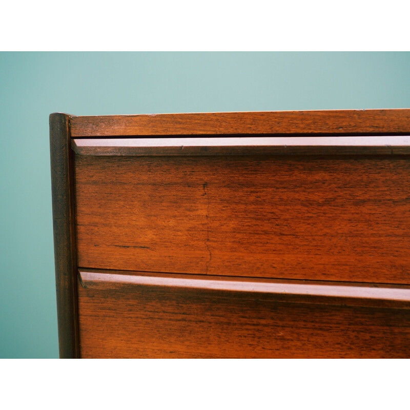 Vintage teak chest of drawers 1960