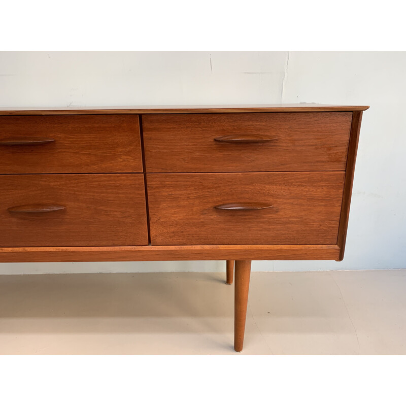 Vintage Austinsuite sideboard teak  England design by Frank Guille  1960's