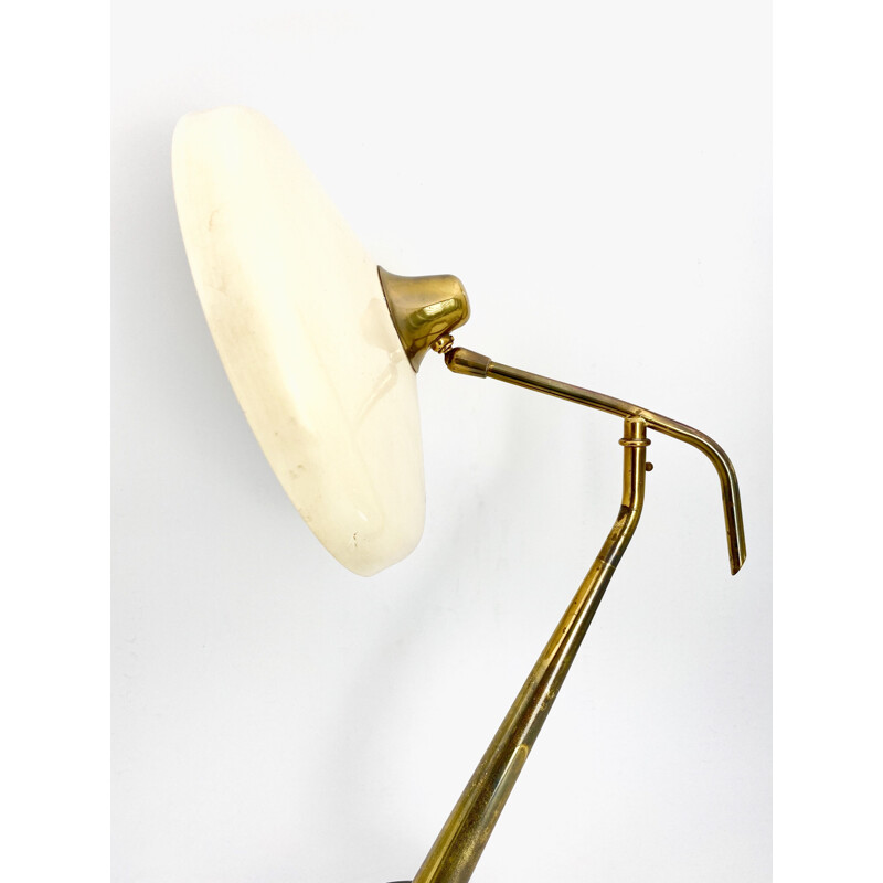 Mod. 331 Brass Executive Desk Lamp, Prod. Lumi, Oscar Torlasco 1950