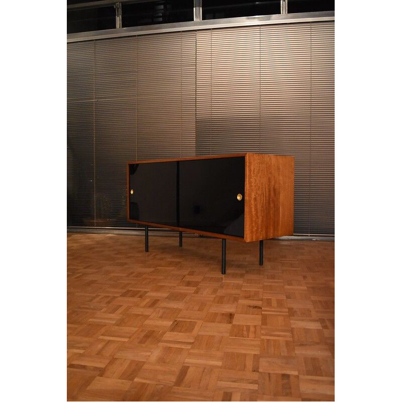 Mahogany and Glass Sideboard By Robin Day For Hille, London