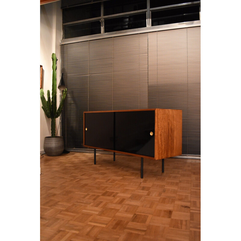 Mahogany and Glass Sideboard By Robin Day For Hille, London