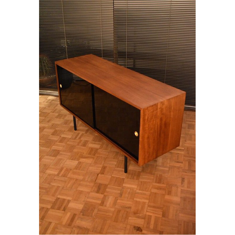 Mahogany and Glass Sideboard By Robin Day For Hille, London