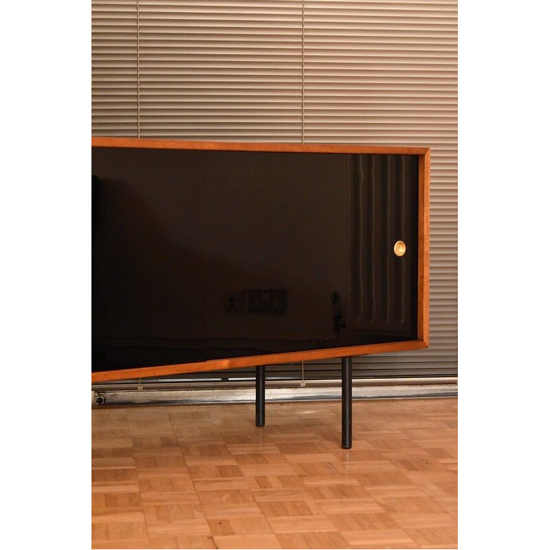 Mahogany and Glass Sideboard By Robin Day For Hille, London