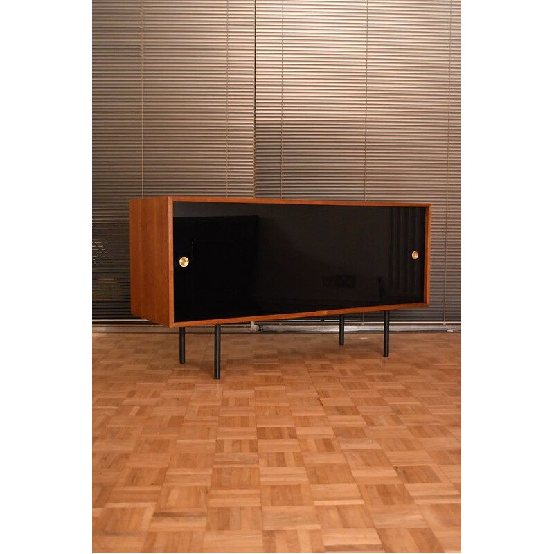 Mahogany and Glass Sideboard By Robin Day For Hille, London