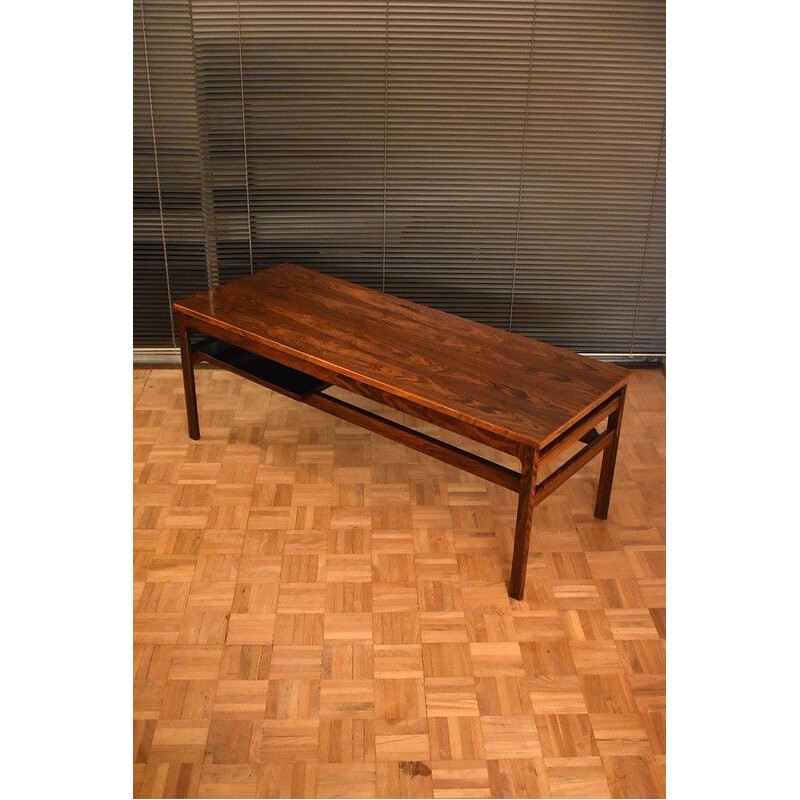 Hans Olsen Brazilian Rosewood Extending Coffee Table For Buck and Kjear