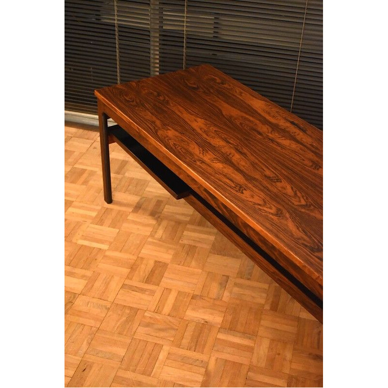 Hans Olsen Brazilian Rosewood Extending Coffee Table For Buck and Kjear