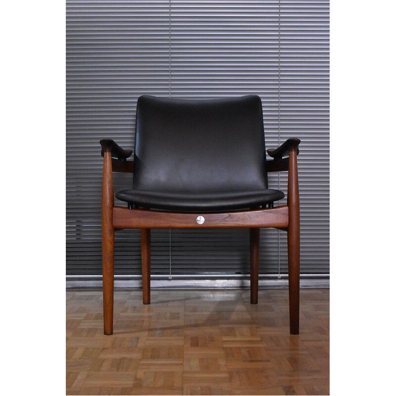 Finn Juhl Model 192 Teak Chair For France and Son, Denmark