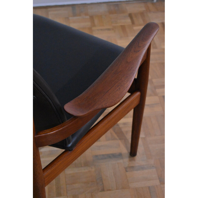 Finn Juhl Model 192 Teak Chair For France and Son, Denmark