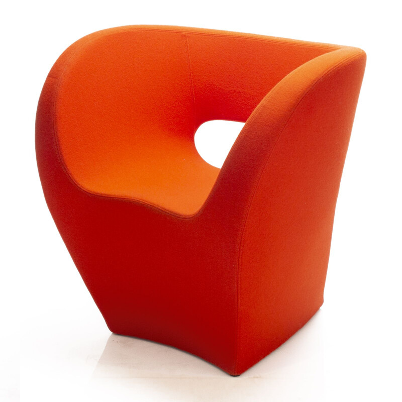 Orange Little Albert Lounge Chair by Ron Arad for Moroso, 2001