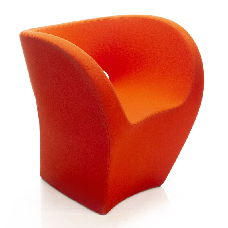 Chaise vintage gigogne Orange Little Albert par Ron Arad pour Moroso, 2001