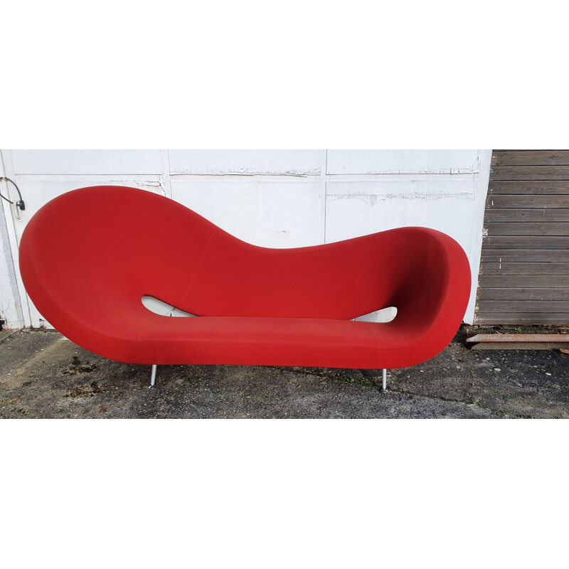 Canapé vintage rouge Victoria et Albert de Ron Arad pour Moroso, 2000