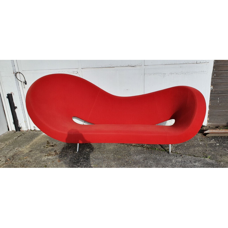 Canapé vintage rouge Victoria et Albert de Ron Arad pour Moroso, 2000