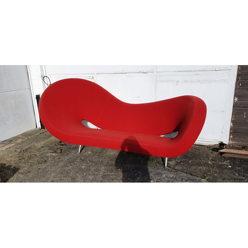 Canapé vintage rouge Victoria et Albert de Ron Arad pour Moroso, 2000