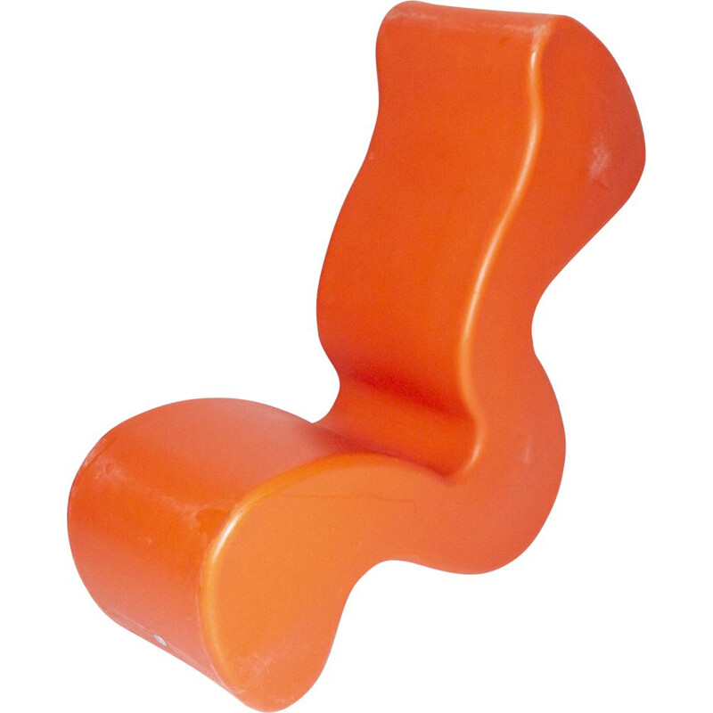 Orange Phantom Chair by Verner Panton for Innovation Randers