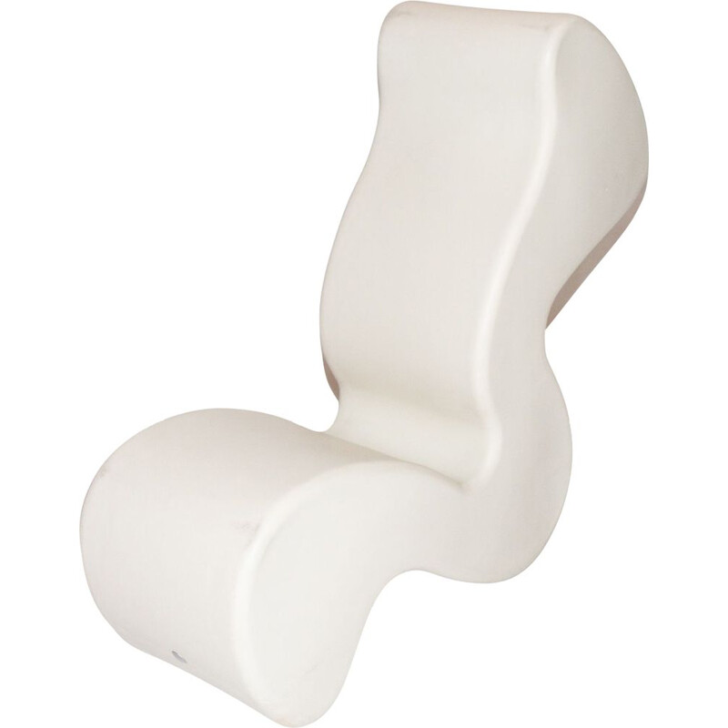 Chaise vintage blanc Phantom de Verner Panton pour l'innovation Randers