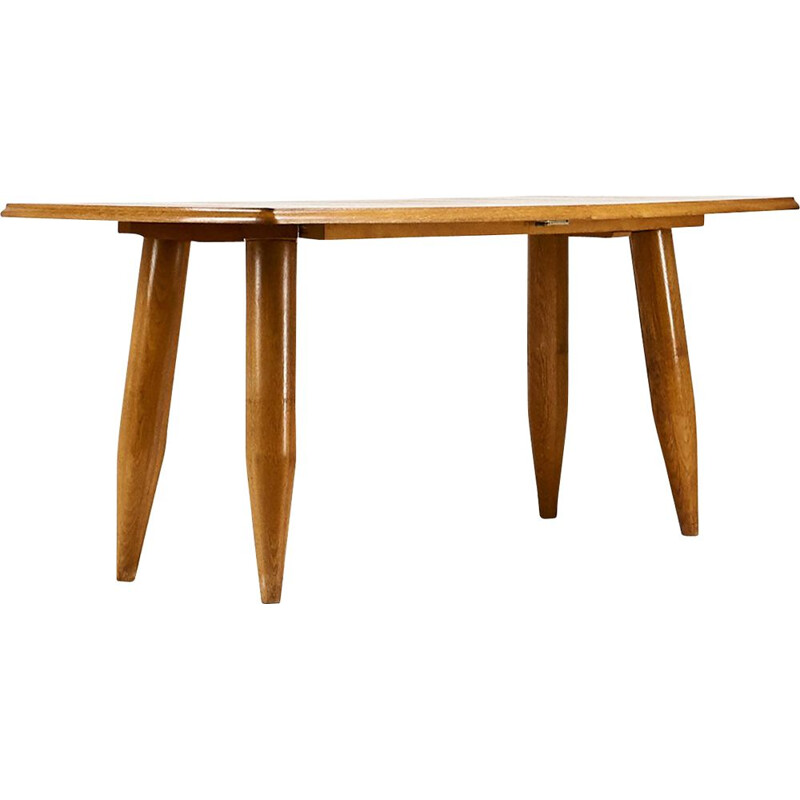 Vintage dining table Guillerme and Chambron, C 1960