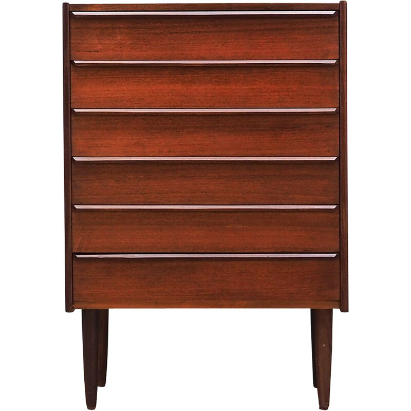 Vintage teak chest of drawers 1960