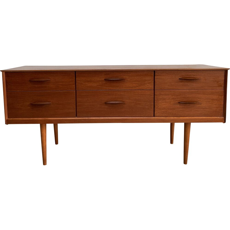 Vintage Austinsuite sideboard teak  England design by Frank Guille  1960's