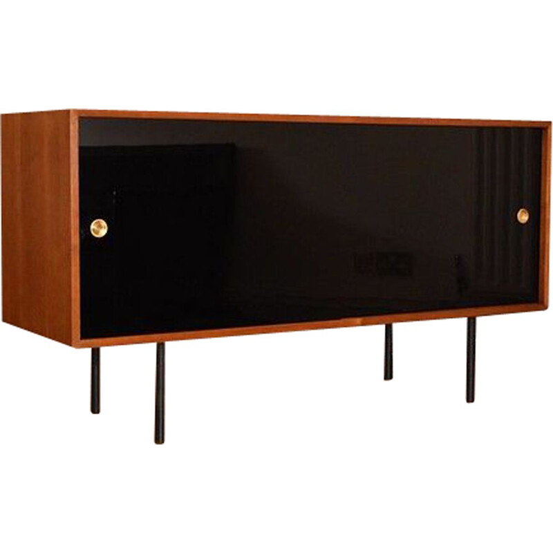 Mahogany and Glass Sideboard By Robin Day For Hille, London