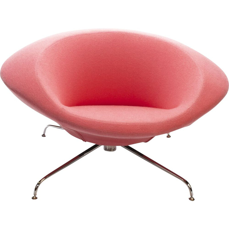 Pink Kirk Lounge Chair by René Holten for Artifort, 1990s