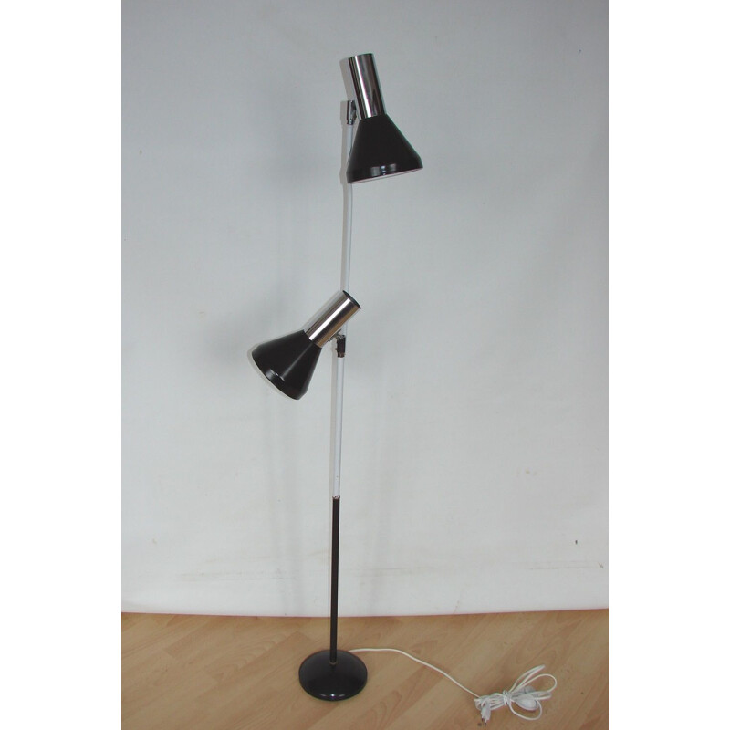 Floor lamp Hustadt, metal and aluminium 1970s